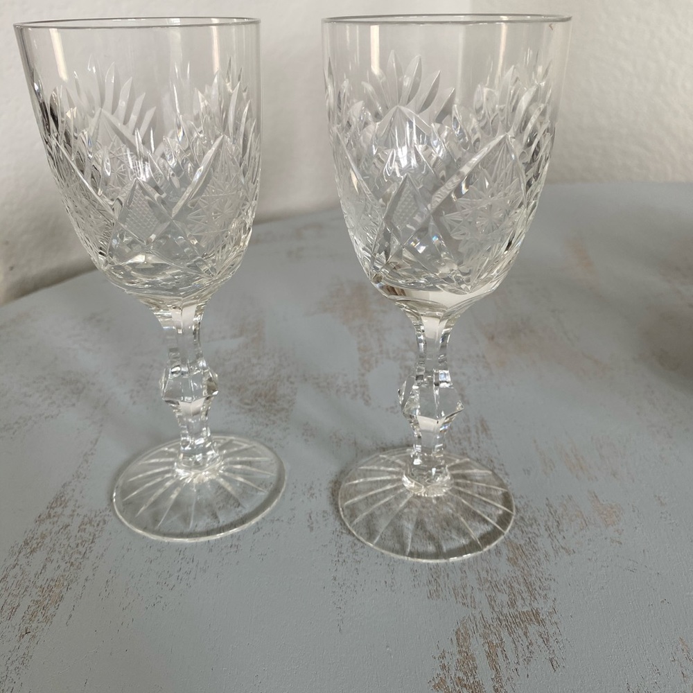 Crystal glass wear